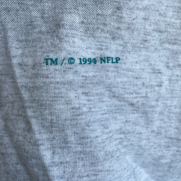 Vintage 90's NFL Miami Dolphins Tshirt Rare Size Large - Picture 2 of 5